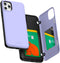 GOOSPERY Magnetic Door Bumper - Lilac Purple Compatible with iPhone 11 Pro Max, Wallet Case with Card Holder