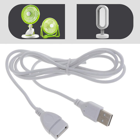 MHADBKH 5ft USB Extension Cable Male to Female Extension Cord USB Charging Cable for USB Ceiling Fan USB LED Lamp