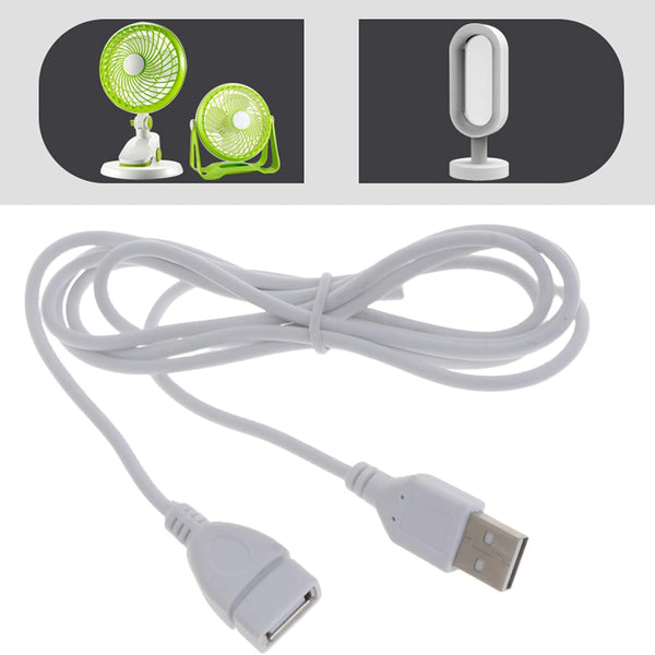 MHADBKH 5ft USB Extension Cable Male to Female Extension Cord USB Charging Cable for USB Ceiling Fan USB LED Lamp