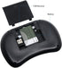 2.4G Mini Wireless Keyboard with Touchpad Mouse, Upgraded Multi Backlit, Portable with USB Receiver
