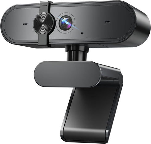 Edew 1080P Webcam Computer Camera with Microphone & Wide View - Auto Light