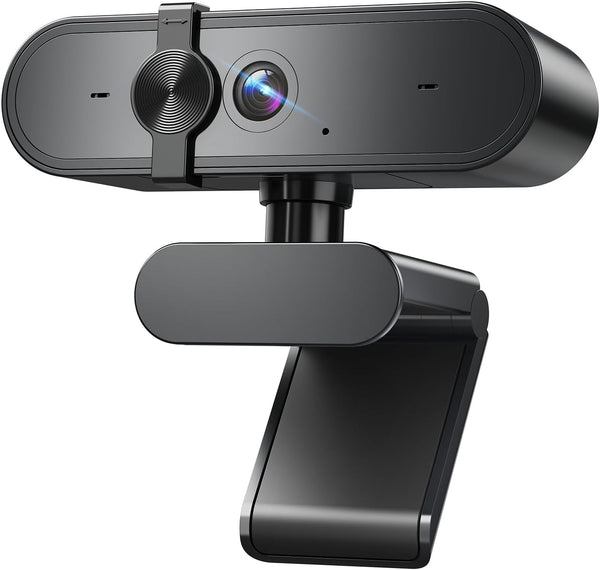 Edew 1080P Webcam Computer Camera with Microphone & Wide View - Auto Light