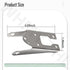 Heavy Duty Transom Mount with Spray Shield Compatible with Garmin Echo/EchoMap/GPSMAP/GT 4pin/8pin/12pin Transducer
