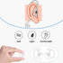 Walkie Talkie Acoustic Tube Earpiece Replacement Earmold Earpiece Earbud Earplug Ear Mold, Soft Silicone (Pair of 12)