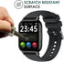 3 Pack Screen Protector Film Compatible with Popglory P66 1.85'' Smartwatch, 3D Full Coverage Anti-Scratch Foils
