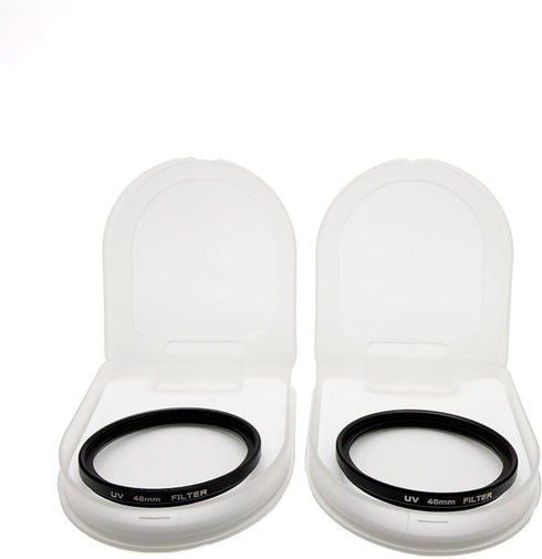 SNLxStudioz 46mm UV Filter (2-Pack) - HD Ultra Clear Optical Glass, Basic Scratch