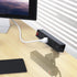 VILONG Desk Clamp Power Strip, PD20W USB-C, 2 in 1 Dual Layer Under Desk Power Socket with 10AC Outlets