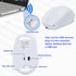 Bluetooth Mouse, Rechargeable Wireless for Laptop/iPad/MacBook Pro/Air, Silent Portable Slim for Surface