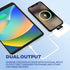 Portable Power Bank with Built-in Lightning Connector, 5,000 mAh, LCD Screen, Fast Charging for iPhone 14 & Older