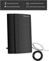 ANTOP 50 FM Antenna, Low Noise Amplified Digital AM/FM Indoor Radio Antenna, Suitable for Home Stereo Receivers, Miles