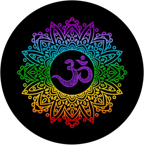 Mandala Chakra Colors Yoga Zen Mindfulness Meditation PopSockets Swappable PopGrip