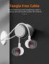 MAS CARNEY WI7 Wired Headphones with Microphone, Universal Compatibility with All 3.5mm Devices, Earbuds