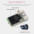Waveshare Active Cooler Fan with Thermal Pads, Aluminium Heatsink, Compatible with Raspberry Pi 5