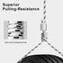 10Ft 3A Multi Charging Cable 2Pcs - 3 in 1 Braided USB Fast Charger for iPhone, Samsung, Pixel, LG, and more.