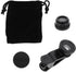 Toddmomy 2 Sets 3-in-1 Phone Camera Lens Kit with Fisheye, Macro, and Wide