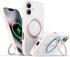 Niunisi for iPhone 17 Case 6.3-Inch with Magnetic 360 Ring Stand Compatible with