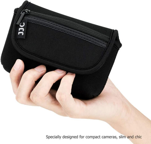 JJC Compact Camera Case Travel Pouch Sleeve for Canon G7X, G9X, G5X, SX740, SX620, Sony ZV-1 II, ZV1II, ZV1, ZV-1F,