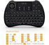 (Backlit Version) H9+ Mini Keyboard, 2.4GHz Wireless Mini Handheld Smart TV Remote Keyboard with Touchpad for PC,