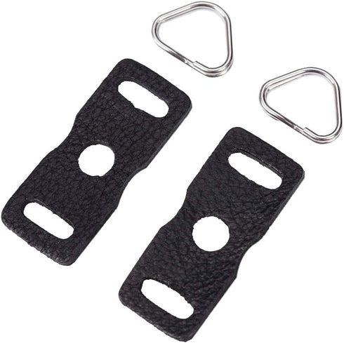 Leather Protector Cover Pad for DSLR Rangefinder SLR Mirrorless Camera Strap with Split Ring Hook
