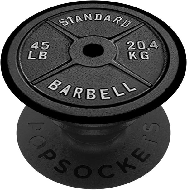 Weightlifting Plate Gym Barbell Weight for Body Building PopSockets Standard PopGrip