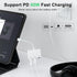 iPad Headphone Adapter, Headphone Splitter for 2 Headphones, 3 in 1 USB C to 3.5mm Jack Audio Adapter with Charging
