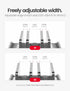 3-Slot Vertical Laptop Stand Holder, Adjustable ABS Plastic Desktop Notebook Dock, Space-Saving Vertical Laptop Stand