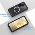 Lanhiem Magnetic Case for Samsung Galaxy S24+ Plus - IP68 Waterproof Dustproof Rugged Full Body Cover (Black/Clear)