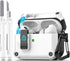 R-fun Compatible with AirPods Pro 2nd Generation 2023, Full Drop Protection Charging Case with Cleaner Kit, White