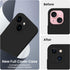 FireNova iPhone 15 Plus Case, Black Silicone with Camera Protection & 2 Screen Protectors, 6.7" Soft Microfiber Lining.