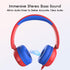Kids Headphones Wired, Stereo Foldable Tangle-Free 3.5mm Jack Adjustable On-Ear Headphones for