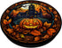 Halloween Pumpkin Stained Glass Autumn Leaves Cute Creepy PopSockets Standard PopGrip