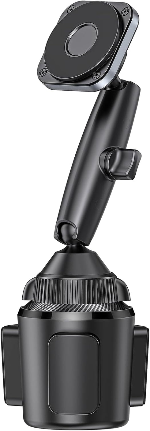 EXELIQ N55 17-12 Upgraded Magnetic Cupholder Phone Holder for Car - Ultra Strong Magnets, Flexible Tri-Pivot Cup Phone