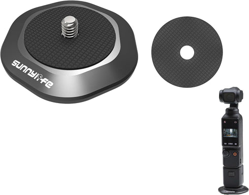 Pocket 3 Strong Magnetic Base Camera Stand Mount for DJI Osmo Pocket 3/2, Insta360 ONE X3/2, FIMI Palm 2/1