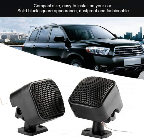 Car Speaker - 1 Pair 12V Car Audio Tweeters 500W for Enhanced Sound