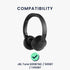 kwmobile Ear Pads for JBL Tune 600 / 500BT / 510BT / 520BT / 450 - 2X Replacement Earpads - Blue