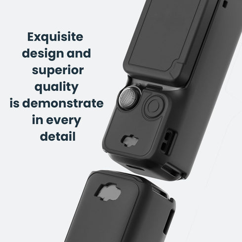 Gimbal Silicone Protective Case Cover - All-Round Protection for DJI Osmo Pocket 3 Handheld Camera Lens Screen