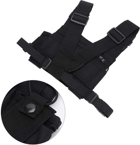 Socobeta Radio Walkie Talkie Chest Pocket Harness Bags, High Quality Front Pack Pouch