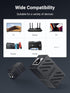 UGREEN RJ45 Coupler 2 Pack, Ethernet Extender 1000Mbps in Line Coupler Cat7 Cat6 Cat5e Cable Connector Ethernet Adapter