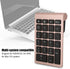 Sanpyl 22 Keys Numeric Keypad, Portable Mini Bluetooth Keyboard, Rechargeable Number Pad for Laptop Desktop PC (Rose