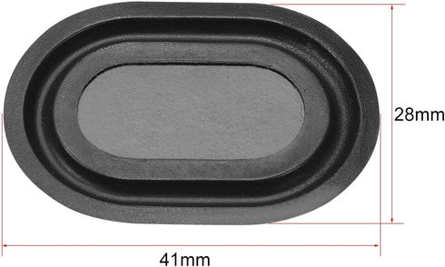 uxcell 41×28mm Speaker Passive Radiator Vibration Plate Subwoofer Vibration Membrane, DIY Bass, Low Frequency 2pcs