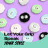 On The Grip Cute Cartoon Briquette Acrylic Multi Functional Collapsible Expandable Mobile Phone Grip & Kickstand