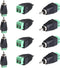 RCA Phono Male Plug to AV Screw Terminal Adapter - Solderless Audio/Video Connector, 8 PCS
