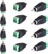 RCA Phono Male Plug to AV Screw Terminal Adapter - Solderless Audio/Video Connector, 8 PCS