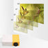 Portable HD 1080P Mini Projector - Compact for Movies and Gaming, Ideal for Travel