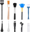 FdcLixuvol Keyboard Brush, 10 Pcs Mini Anti Static Brush Keyboard Cleaning Brushes Kit