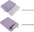 MOSISO Laptop Sleeve Bag, Compatible with MacBook Air/Pro 13-13.3 inch, Vertical Case with Pocket, Purple