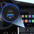 Type C 3.1 & USB 3.0 Car USB Port Mount, Flush Cable Male to Female, Dashboard Panel Extension for Car, Boat,