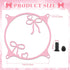 4 120mm Lounsweer Pcs Pink Bow Guard Fan Grill Metal PC Fan Grill Cover with Screws Cute Computer Accessories