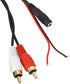 POCREATION Bluetooth AUX Module - 2 Cable Adapter with Hands Microphone for Alpine, Pioneer, Sony