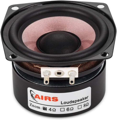 Douk Audio 1PC Hi-Fi 2.5" 8 Ohm Desktop Full Range Speaker, High Sensitivity for Home & Car Audio 8-15W